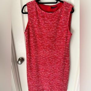 St. John Spaced Dye Ribbon Tweed Knit Dress